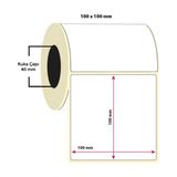 Taroks Termal Rulo Etiket 100 x 100 mm 500 Adet - Ebat
