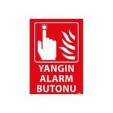 Taroks U06001 Yangın Alarm Butonu Uyarı Levhası