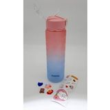 Taros 800 ml Rainbow Matara Pembe-Mavi