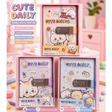 Taros Cute Daily A5 Şifreli Günlük