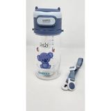 Taros Su Matarası Quokka Life Cute Tritan 550 Ml 6982 Mavi Pipetli