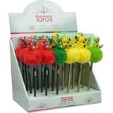 Taros Unick Color Kurşun Kalem Dinazor Tepeli Pon Pon 7771 (24 Lü Paket)