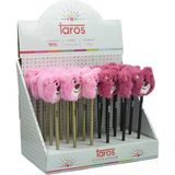 Taros Unick Color Kurşun Kalem Pembe Ayıcık Tepeli 7711 (24 Lü Paket)