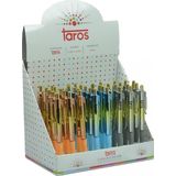 Taros Unick Color Versatil Kalem (Mekanik Kurşun Kalem) 0.7 Mm Metalik Grip 7569 (48 Li Paket)
