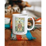 Tarot Kartı Coffe Baskılı Kupa Bardak - 001-Renkli