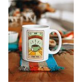 Tarot Kartı Tea Baskılı Kupa Bardak - 001-Renkli