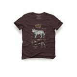 Tarrzzcom Kurt Tasarım Tişört - Anatomy Wolf Baskılı Unisex%100 Pamuk Kurt Baskılı Tişört Kurt Anatomisi Temalı Tişört