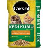 TARSOL KEDİ KUMU ÇAM PELETİ 20 LT EKONOMİK BOY%100 DOĞAL