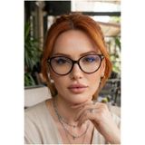 TARSS Jasmin Kahverengi Cat Eye Mavi Işık Filtreli Ekran Gözlüğü