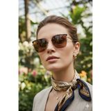 TARSS Sophia Brown Metal Cat Eye Güneş Gözlüğü İnce Şık Detaylar