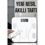 Tartı Baskül Dijital Elektronik Tartı Vücut Analiz Wifi Akıllı Yağ Ölçer - Lisinya