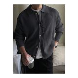Tarz Cool Erkek Düğme Detaylı Regular Fit Hırka