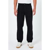 Tarz Cool Erkek Düz Baggy Jean Pantolon - Siyah - 33
