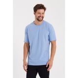 Tarz Cool Erkek V Yaka Slim Fit T-Shirt - Açık Mavi