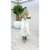 TARZ-I HAS BUTİK Haki Premium Angel Takım Tesettür Giyim
