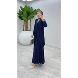 TARZ-I HAS BUTİK Lacivert Premium Diva Elbise Tesettür Giyim