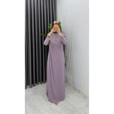 TARZ-I HAS BUTİK Mürdüm Alya Tasarım Elbise Tesettür Giyim