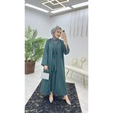 TARZ-I HAS BUTİK Zümrüt Neva Abaya Takım Tesettür Giyim