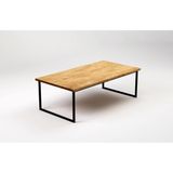 Tarz Kolonisi Minimalist Masif Ahşap Orta Sehpa - 45 x 110 x 60 cm