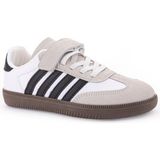 Tarzbu Bağcıklı Cırtlı Unisex Çocuk Spor Ayakkabı, Kauçuk Taban, Paraşüt Malzeme, 4 Mevsim TARZLFT753 - Siyah - Beyaz
