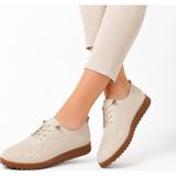 Tarzbu Casual Topuk Dikeni Için Ortapedik Tabanlı Loafer Makosen Kadın Günlük Yumuşak Ayakkabı Tarzloaferyaz1 - Krem