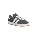 Tarzbu İki Çizgili Füme Erkek Günlük Sneaker Ayakkabı, Kauçuk Taban, 3 cm Topuk, Standart Kalıp Tarz0235 (Füme, EU Ayakkabı Beden Sistemi, Yetişkin, Sayısal, Orta, 43)