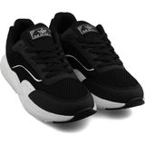 Tarzbu Mega Erkek Rahat Iç Taban Fileli Dış Yüzey Bağcıklı Günlük Ayakkabı Sneakers - Siyah - Beyaz