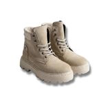 Tarzbu Süet Combat Kadın Bot, Krem Renk, Yüksek Taban, Bağcıklı, Günlük Giyim, Ayak Bileği Boyu, Spor Stil, TarzZN05 (Krem, EU Ayakkabı Beden Sistemi, Yetişkin, Sayısal, Orta, 39)