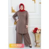 tarzımsüper Yeni Sezon Pantolon Tunik İkili Takım Likralı Pamuk Kumaş Esnek Konfor Modeli Şık Tesettür Takım