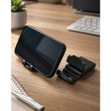 Tarzını Seç 3’ü 1 Arada Mini Telefon Tutucu Anahtarlık Charm – Siyah 2'li Set 3,5 × 7 × 1 cm