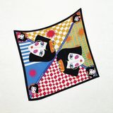 Tarzını Seç Siyah Queen Fular / Bandana / Aksesuar / Eşarp 90X90 cm - 001Siyah