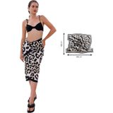 Tarzını Seç Uzun Pareo – Leopar Desenli Bandana & Pareo Seti