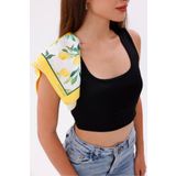 tarzınısec Limon Desenli - Mersin Model Fular Estascarf