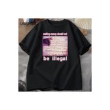 Tarzsokak Adam T-Shirt Para Yapma Yasadışı Olmalı Komik Kedi Meme T-Shirt Aptal Aptal Kedi Meme T Shirt 3005, Siyah-3637, M