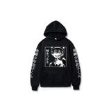 Tarzsokak Anime Hoodie Mod41 12119 Siyah, Siyah, M