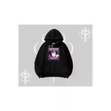Tarzsokak ANİMEGİRL-116-14 Kapşonlu Sweatshirt Games Schoolgirl Anime Baskılı