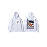 Tarzsokak Beyaz Anime Final Fantezi Xıv Hoodie Komik Hoodies Sevimli Büyük Moogle Ve Chocobo Ra, Beyaz-334, Xl