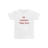 Tarzsokak Beyaz Geen Inspiratie Vandaag Üzgünüm Grappvvrouwen Katoen Hoge Kwaliteit Grafit-Shirts T-S, Beyaz-83, L