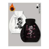 Tarzsokak Beyaz Kapşonlu Sweatshirt Çift Sevgili Kombinleri Couple Clothing
