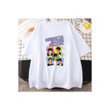 Tarzsokak Beyaz Pop Müzik Nkotb Bant -Gömlek Yeni Çocuklar Blok Grafik Lar/Erkekler Tees C, Beyaz-55, M
