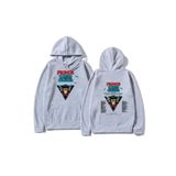 Tarzsokak Beyaz Unisex Retro Kaya Müzik Primusss Grafik Baskı Kapşonlu Elbise Erkekle