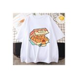 Tarzsokak Beyaz Yavru Nuggets Mutlu Kawaii/Sevimli High Street Leri Lu, Beyaz-76, S