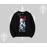 Tarzsokak Biskilet Sweatshirt Anime Kız Desenli Japon Tarzı