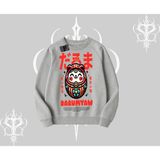 Tarzsokak Biskilet Sweatshirt Daruma Kedi Anime Baskılı