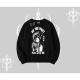 Tarzsokak Biskilet Sweatshirt Do You Want Play With Me Anime Kız Baskılı
