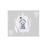 Tarzsokak Biskilet Sweatshirt Foodie Panda Tatlı Ve Sevimli Panda Baskılı, Beyaz, Xl