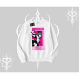 Tarzsokak Biskilet Sweatshirt Heroic Anime Girl Japon Stil Grafik Baskılı