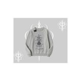 Tarzsokak Biskilet Sweatshirt Noodle Theory Hand Drawn Concept, Gri, Xl
