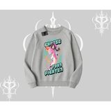 Tarzsokak Biskilet Sweatshirt Oversize Anime Kız Desenli Japon Stil