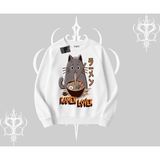 Tarzsokak Biskilet Sweatshirt Ramen Lover Kedi Anime Baskılı
